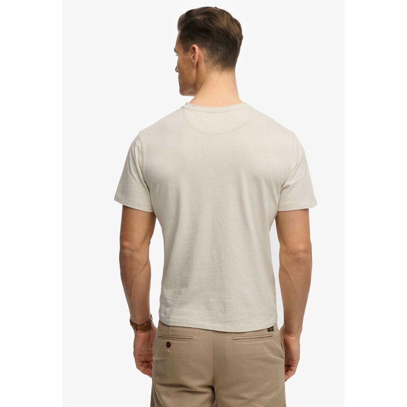 Superdry Classic Cotton Linen Short Sleeve Grandad image number 1